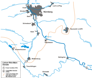 La liaison Rhin-Main-Danube et la Fosse Caroline