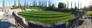 Vue de l'amphithéâtre de Vindonissa. Credit : Micha L. Rieser, CC by SA 3.0.