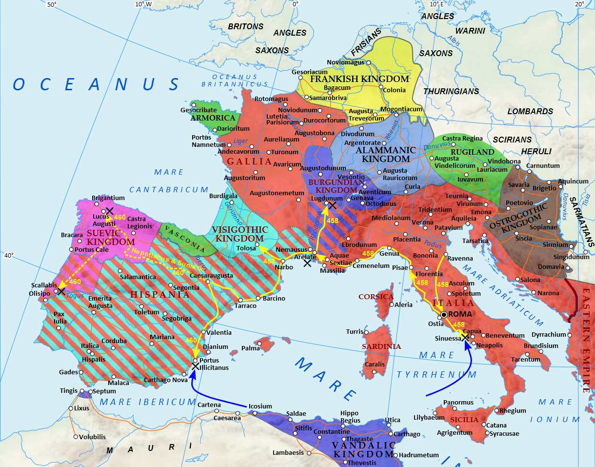 carte-empire-romain-majorien