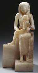 Ankhésenpépi II et son fils Pépi II