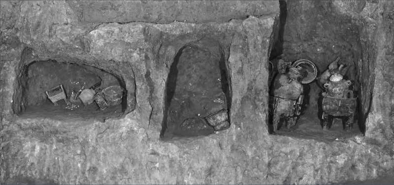 bronzes shang tombe zhou baoji shaanxi chine