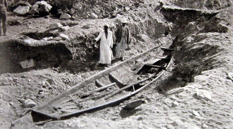 barque funéraire pharaon Sésostris III Dahchour
