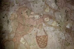 singe-fruits-tombe-heptet-guizeh-egypte
