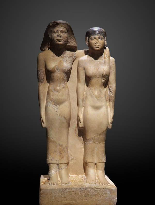 statue-reines-hetepheres-et-meresankh-égypte