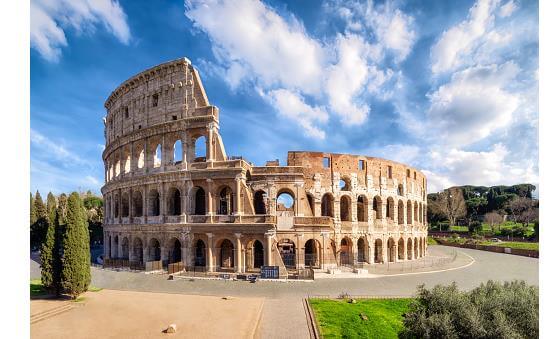 Vue du Colisée à Rome