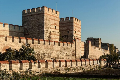 Les remparts de Constantinople.