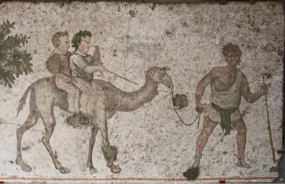 Mosaïques trouvées lors des fouilles du Grand Palais des empereurs byzantins à Constantinople.