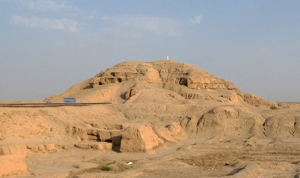 Grands sites archéologiques de Mésopotamie et d'Assyrie, la ziggurat d'Uruk
