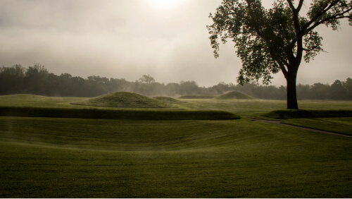 Mound City, Ohio. Sites archéologiques et historiques classés à l'UNESCO en 2023.