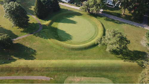 Site de l'octagone, Newark, Ohio. Sites archéologiques et historiques classés à l'UNESCO en 2023.