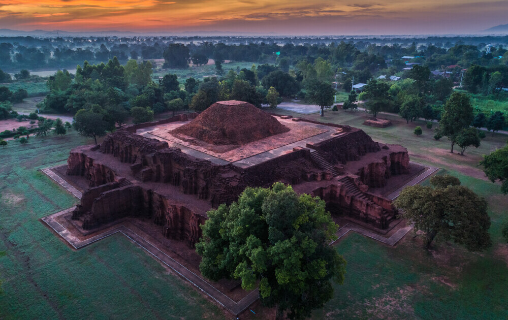 Vue du Khao Klang Nok, patrimoine mondial de l'humanité de l'UNESCO 2023