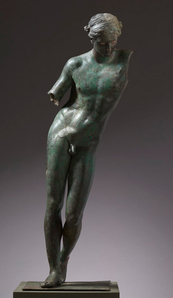 Statue d'Apollon Stauroctonos au musée de Cleveland