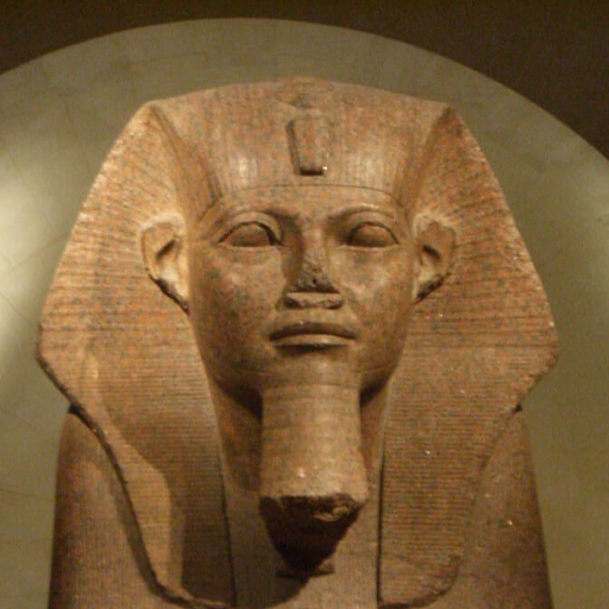 Grand sphinx de Tanis, capitale royale des pharaons de l'Egypte ancienne