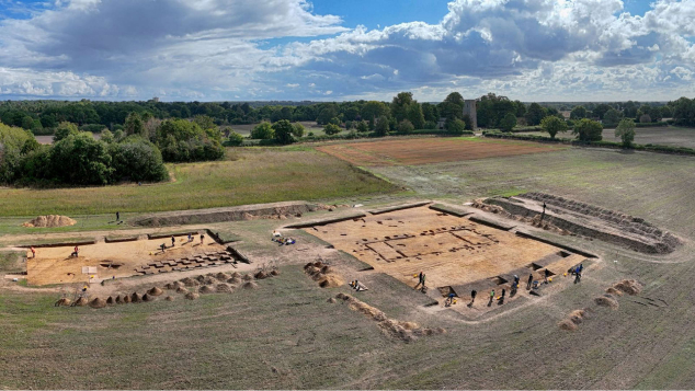 Fouilles de Randelhsam, près de Sutton Hoo