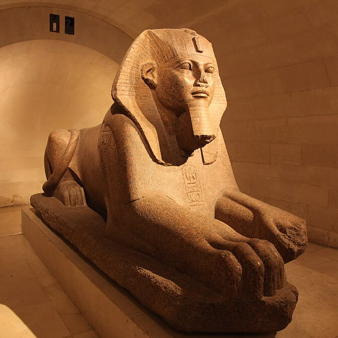 Grand sphinx de Tanis, capitale royale des pharaons de l'Egypte ancienne