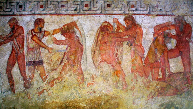 Tombe de Vulci, ancienne cité étrusque