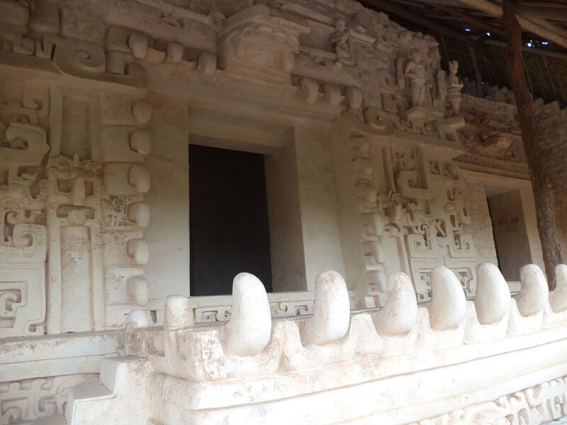 Tombe du roi d'Ek' Balam, site archéologique maya du Yucatan
