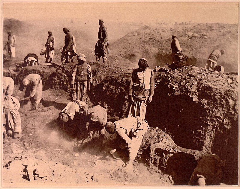 Fouilles vers 1903