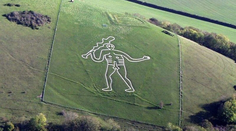 Géant de Cerne Abbas, Angleterre