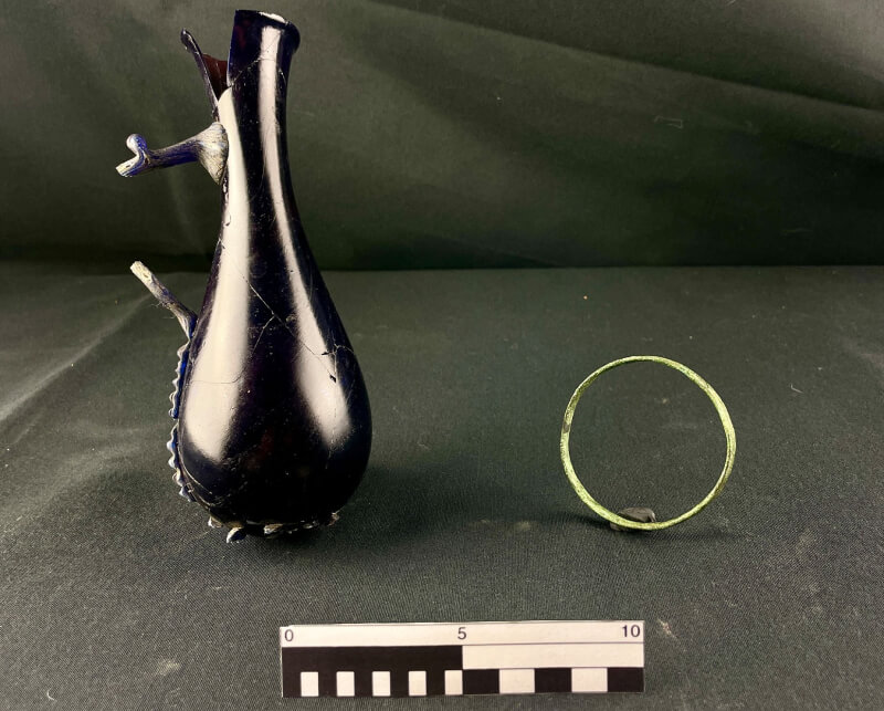 Bijou retrouvé dans une nécropole de l'élite romaine à Tarquinia