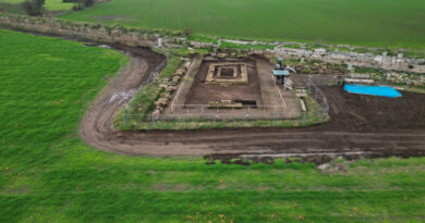 Vestiges d'un temple dorique retrouvés à Paestum
