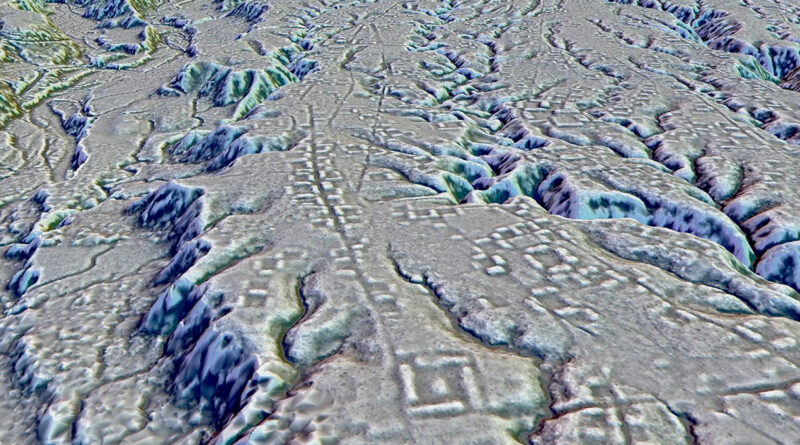 Carte d'une zone de l'Equateur réalisée par LiDAR, une technologie qui révolutionne l'archéologie