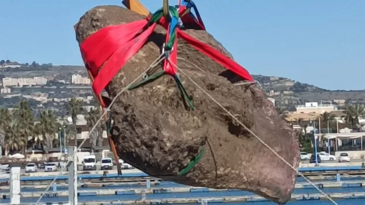 Frise au cheval du temple de Zeus d'Agrigente, archéologie sous-marine en Sicile