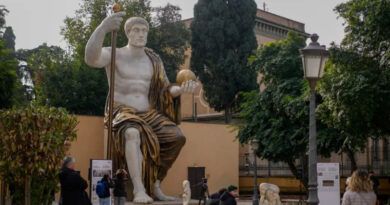 Colosse de Constantin reconstitué au musée du Capitole de Rome