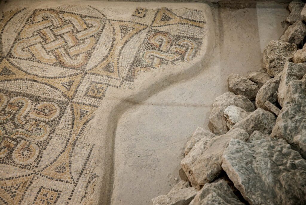 Mosaïque découverte à Zeytinburnu à Istanbul