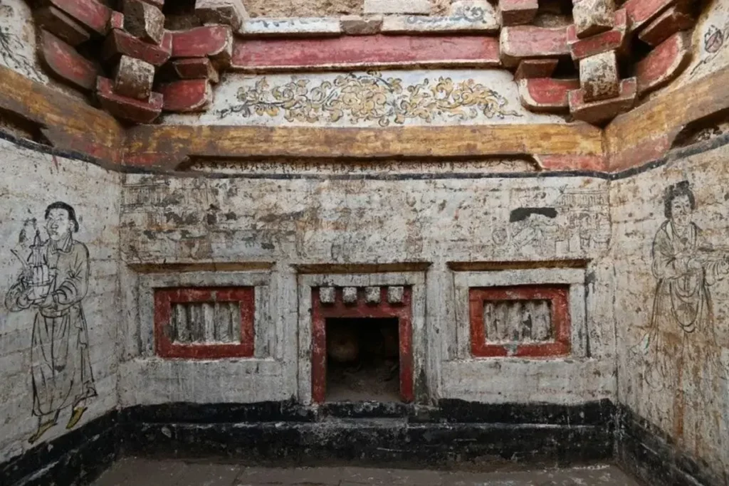 Archéologie en Chine, découverte de tombes de la dynastie Jin dans le Shanxi