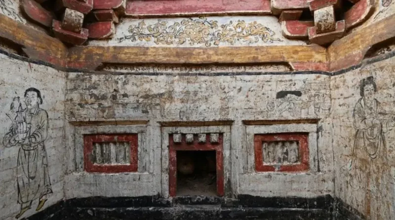 Archéologie en Chine, découverte de tombes de la dynastie Jin dans le Shanxi