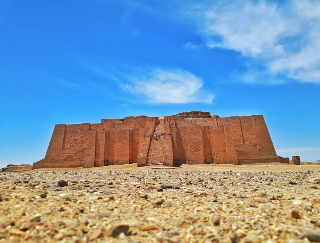Ziggourat d'Ur, une des cités-Etats sumériennes et un des grands sites archéologiques de Mésopotamie