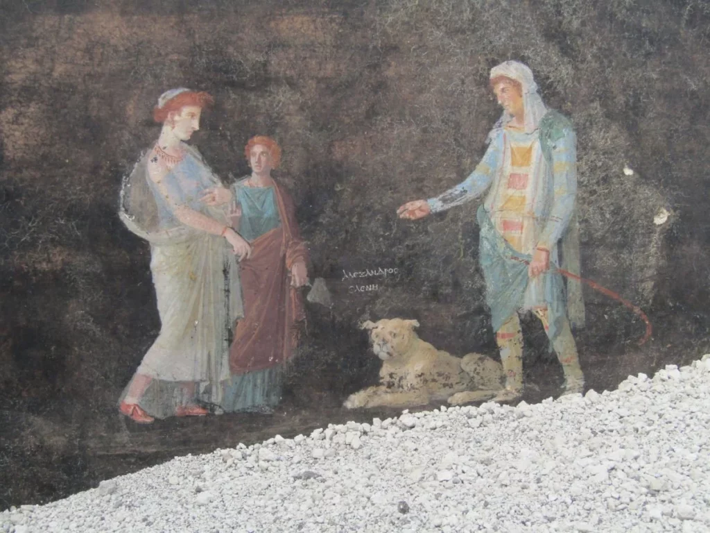 Fresques romaines découvertes dans une résidence de Pompéi