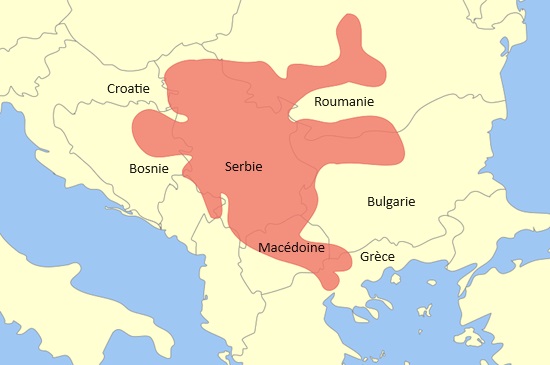 Extension de la culture Vinca en Europe