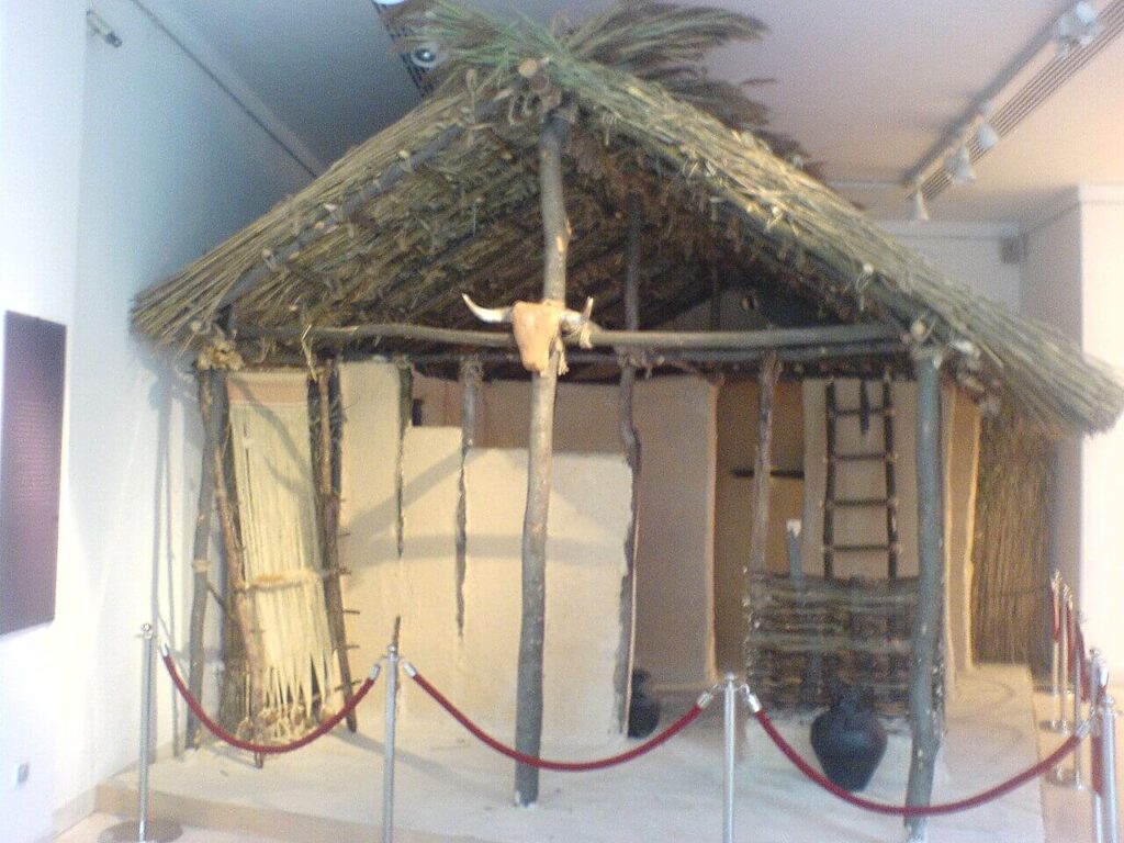 Reconstitution d'une maison de la culture Vinca
