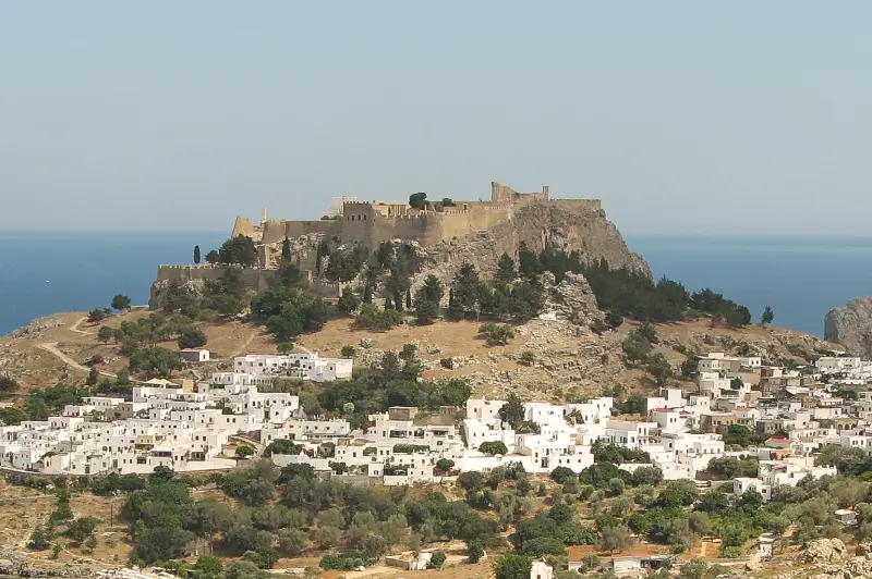 Cités et sanctuaires de la Grèce antique, acropole de Lindos sur Rhodes