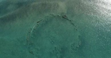 Structure circulaire romaine submergée à Campo di Mare