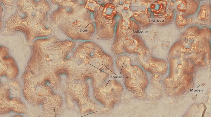 Découverte archéologique d'une cité et structures perdues des Mayas