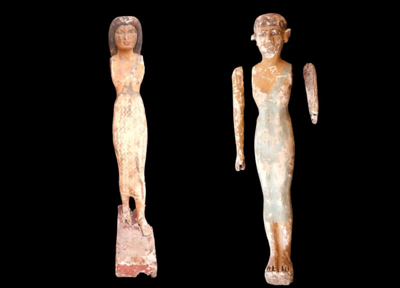 Matériel funéraire de la tombe d'Edi, à Assiout