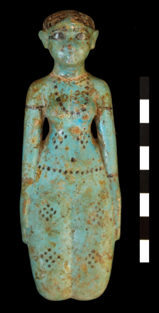 Offrande d'une tombe familiale du Moyen Empire près de Louxor, figurine de fertilité