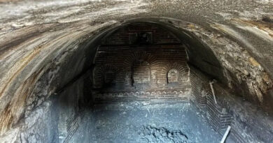 Structure byzantine retrouvée à Antakya suite au séisme de 2023