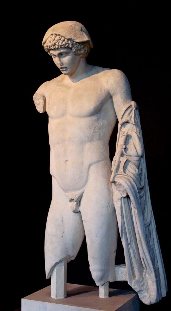 L'Hermès Ludovisi, du même type que la statue retrouvée