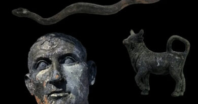Objets de bronze découverts à San Casciano dei Bagni