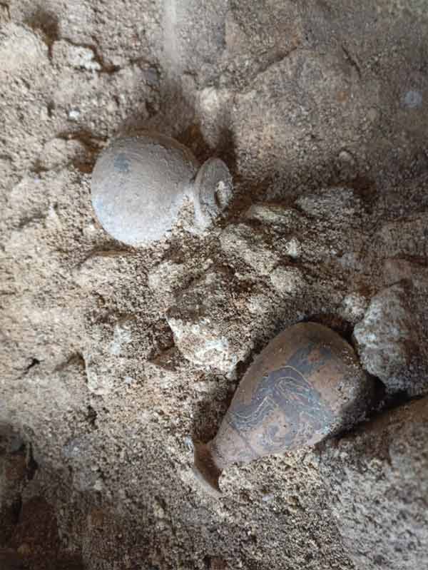 Découverte d'une tombe étrusque ornée de fresques dans la nécropole de Monterozzi