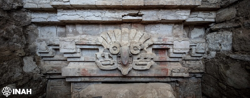 Sculpture de hibou d'une tombe zapotèque