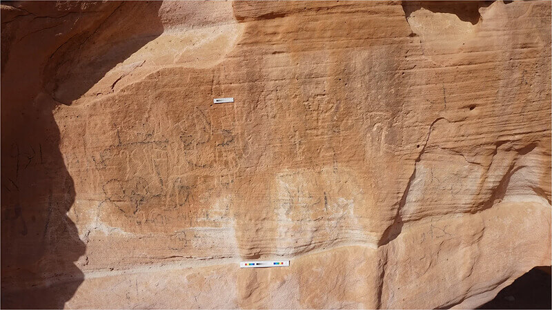 Inscription du Sinaï témoignant de la conquête brutale de la région par les Egyptiens