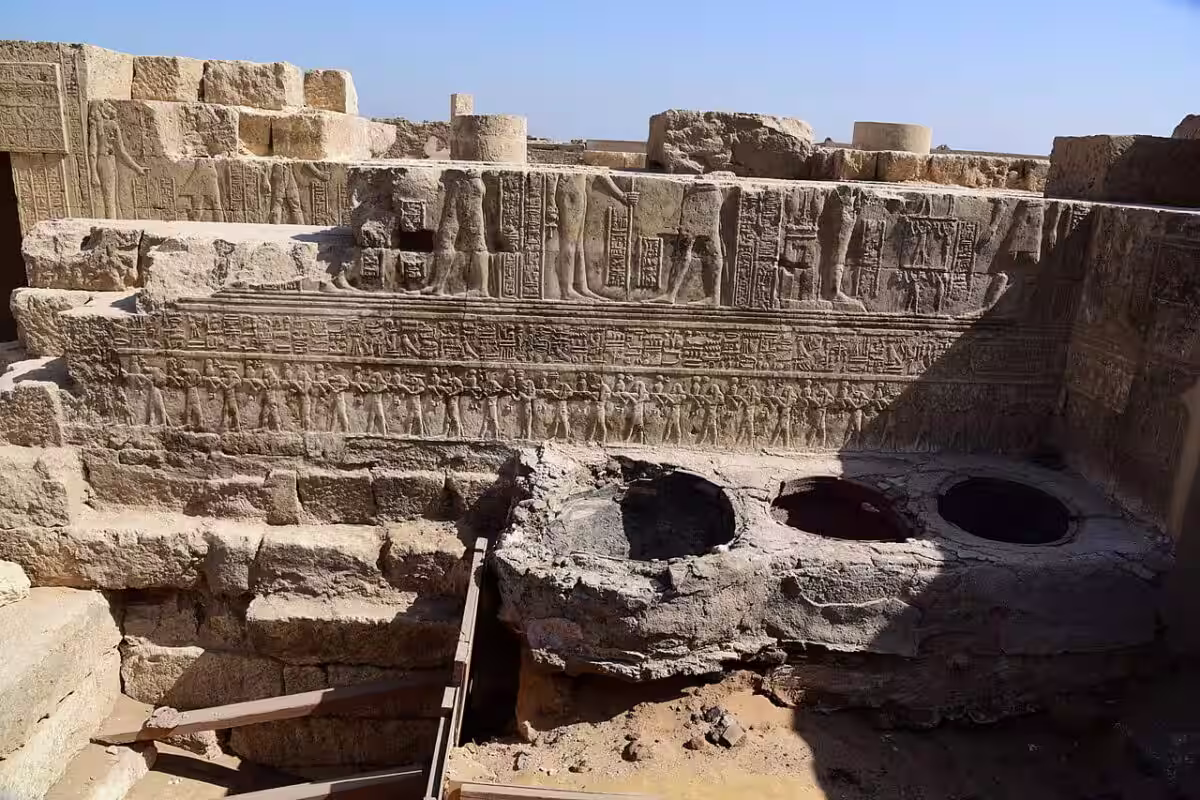 Temple d'Athribis en Egypte