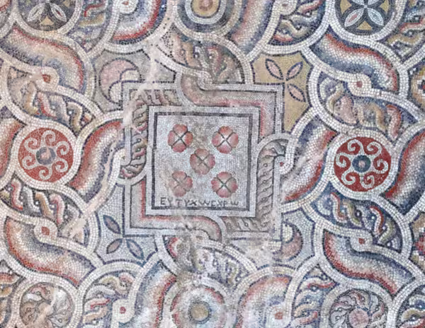 Mosaïque retrouvée à Syedra, en Turquie