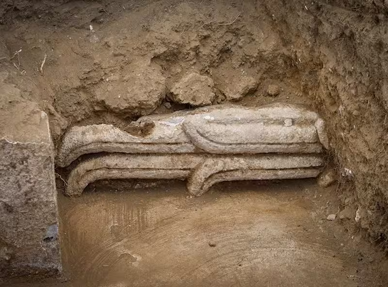 Découverte archéologique de reliefs en stuc dans l'Etat de Tlaxcala au Mexique