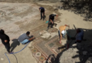 Vue de la mosaïque retrouvée à Tokat en 2025